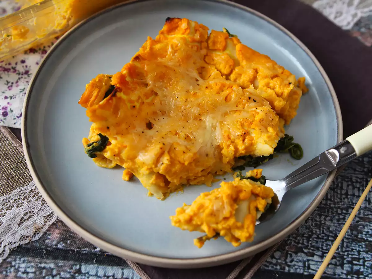 Lasaña de calabaza, espinacas y ricotta - foto 6