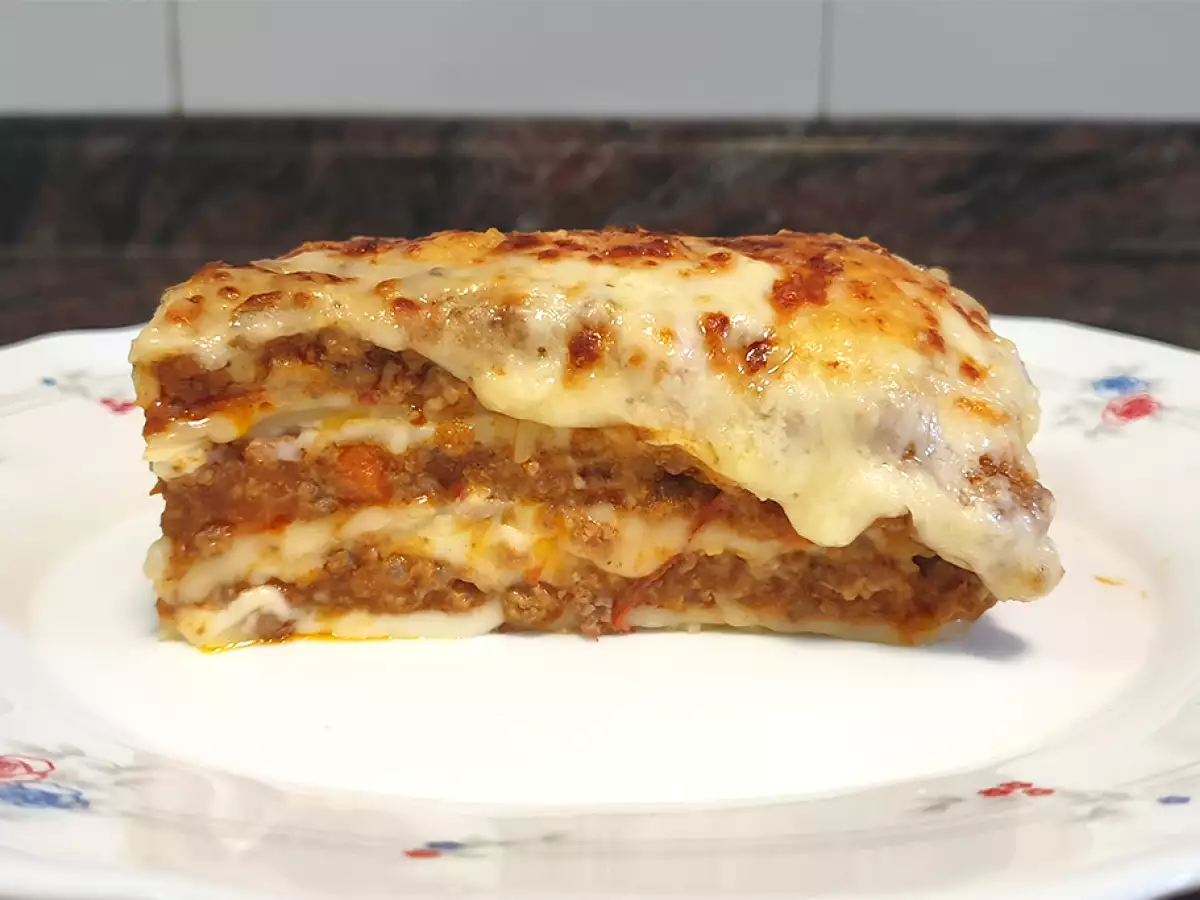 Lasaña de carne