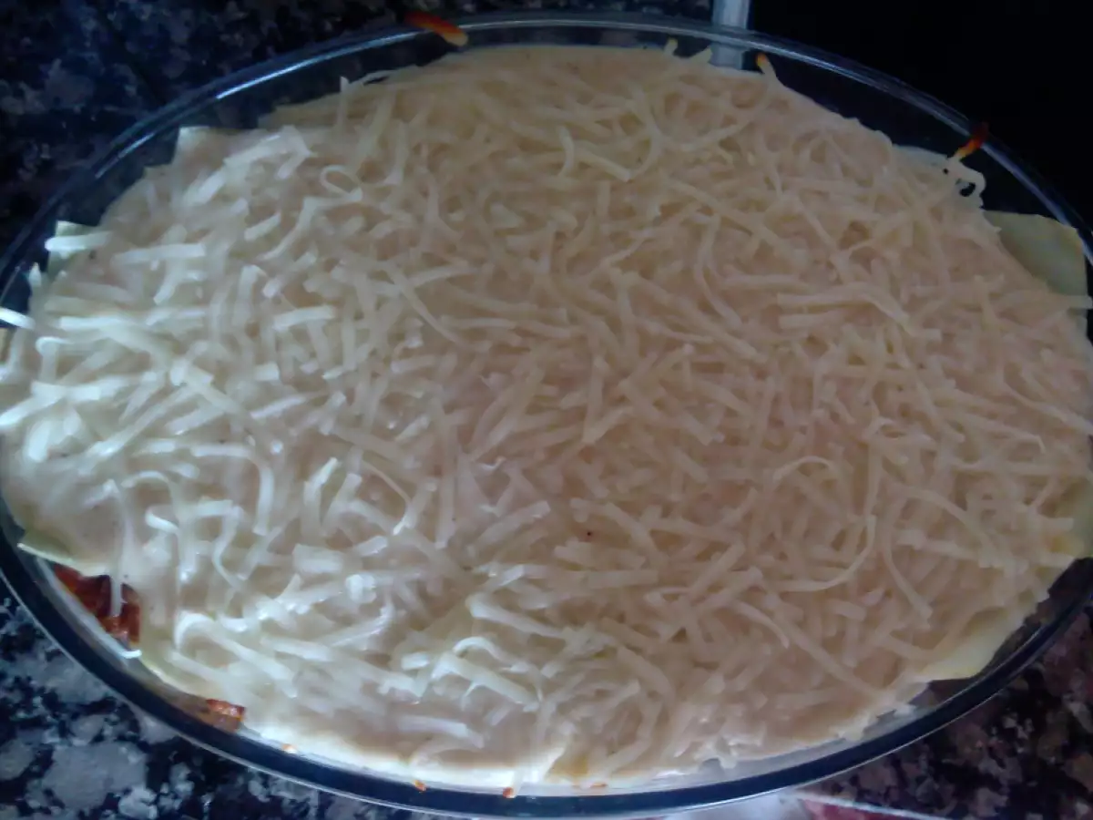 Lasaña de carne buenisima