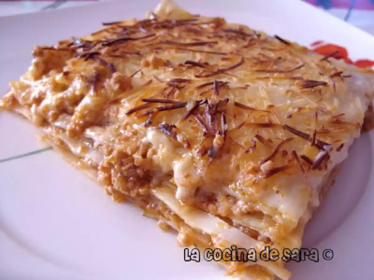 Lasaña de Carne (Thermomix)