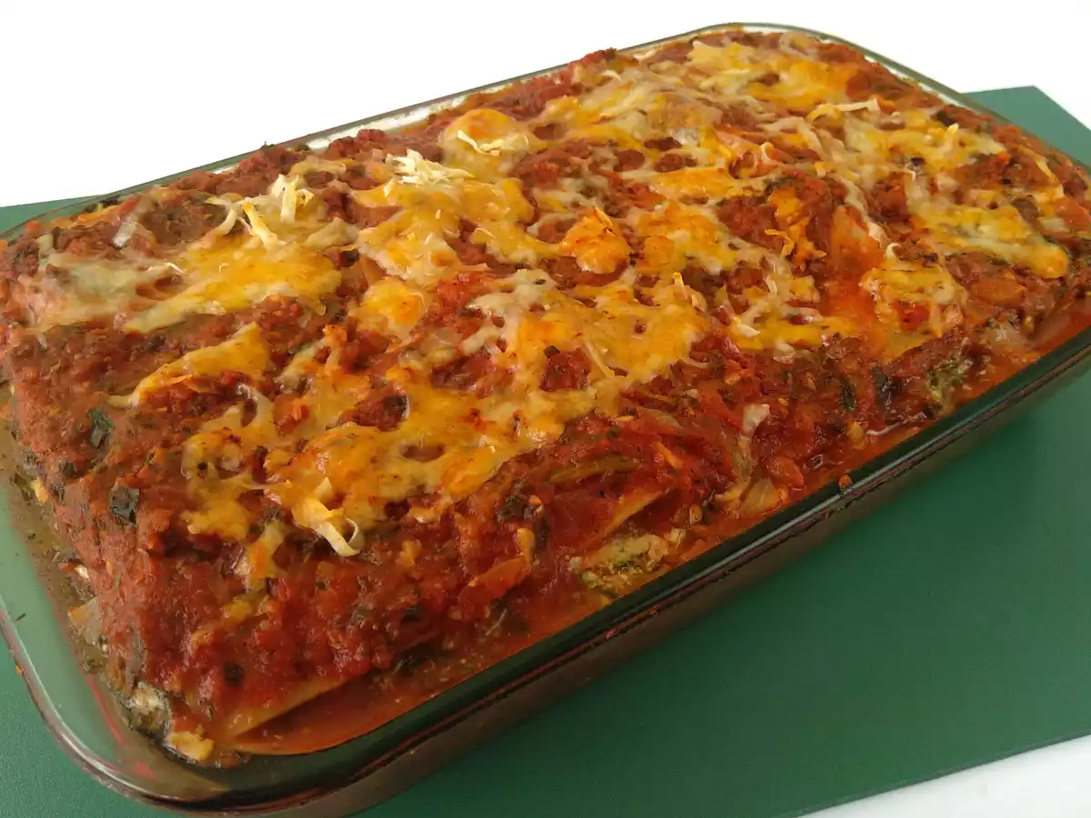 Lasaña de espinacas, con un potente sabor a espinaca - foto 2