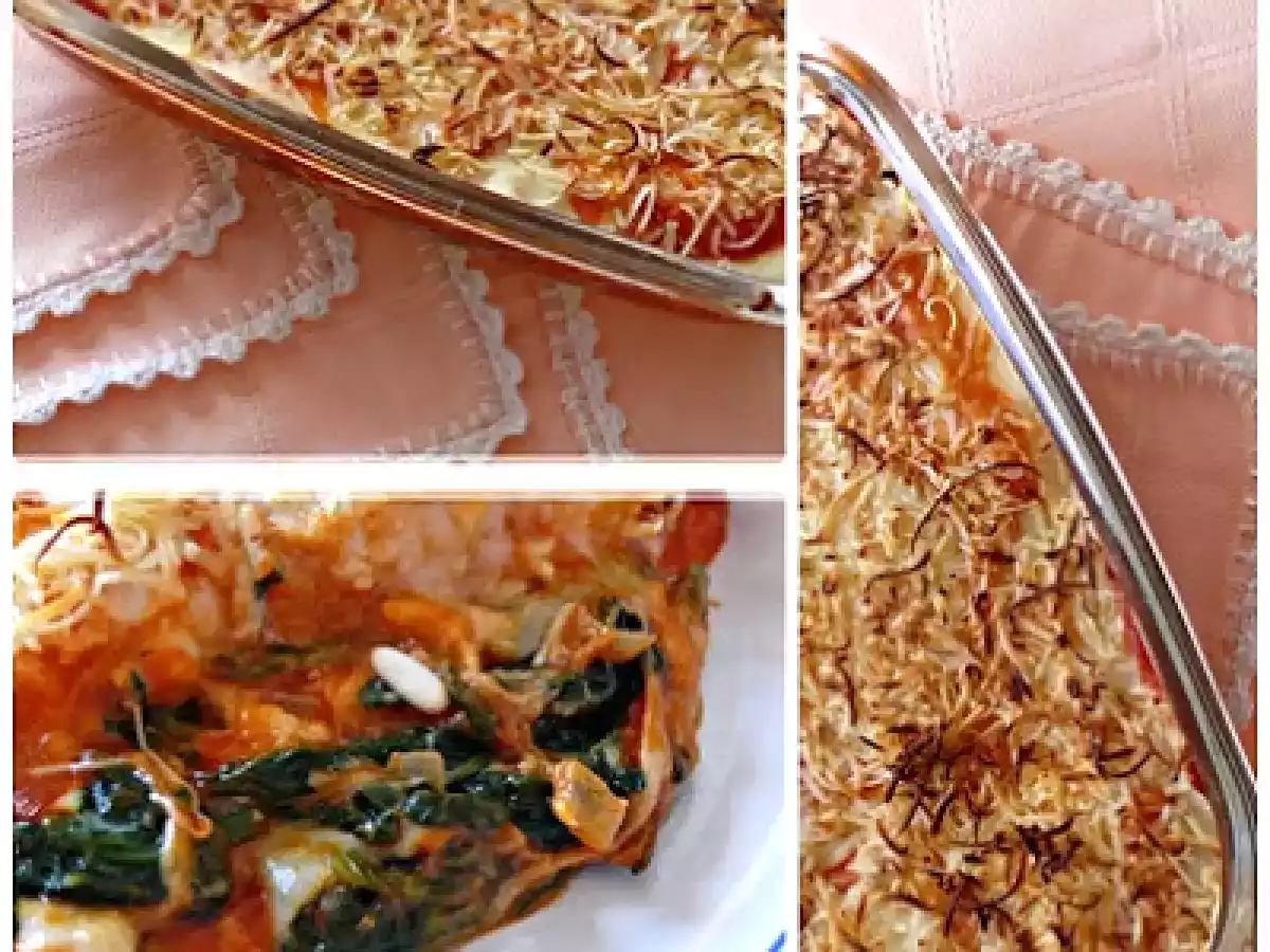 LASAÑA DE ESPINACAS Y PIÑONES DE ESTHER - foto 3