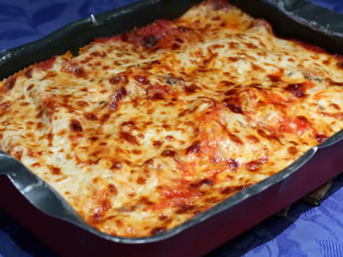 Lasaña de jamón y queso - foto 2