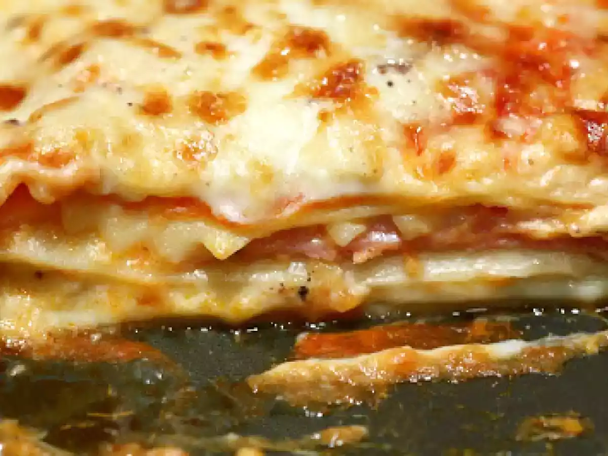 Lasaña de jamón y queso - foto 3