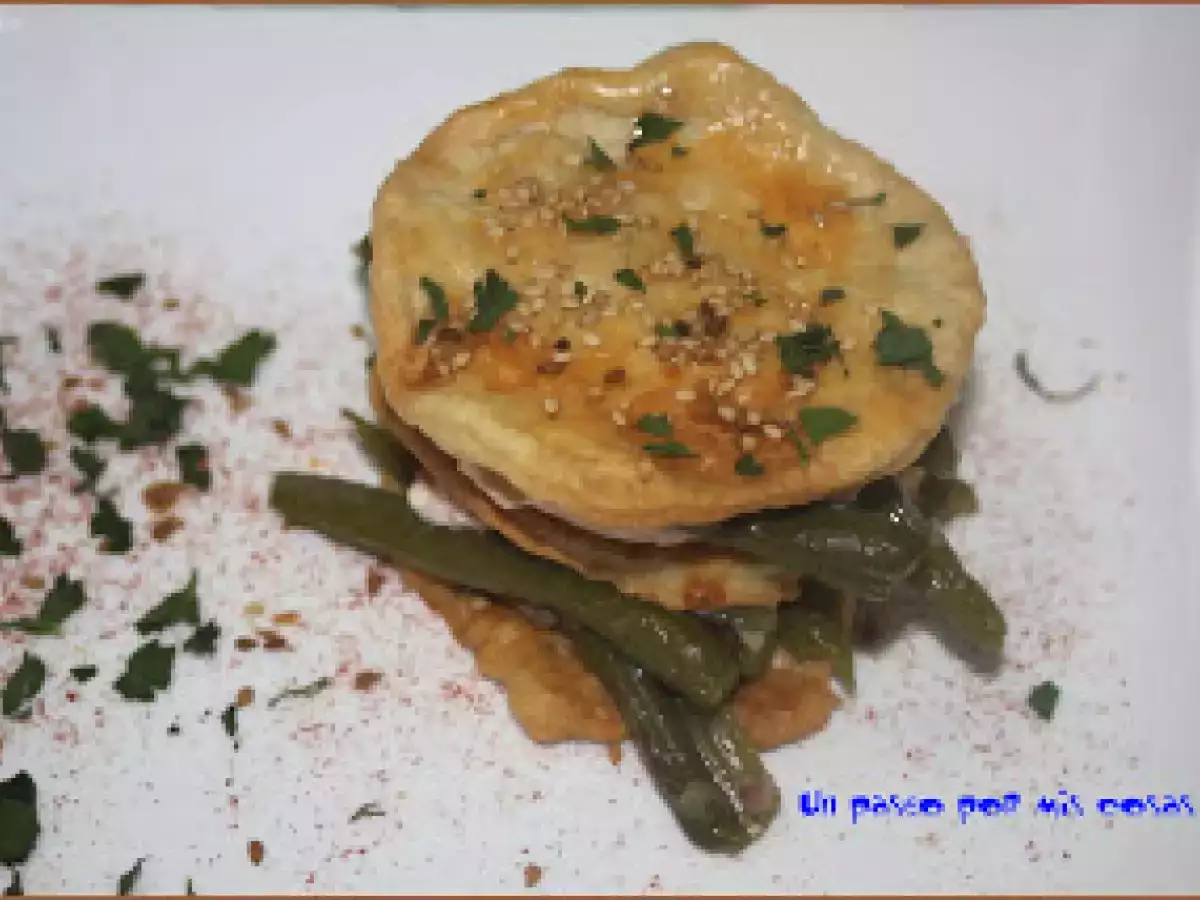 LASAÑA DE JUDIAS VERDES - foto 2