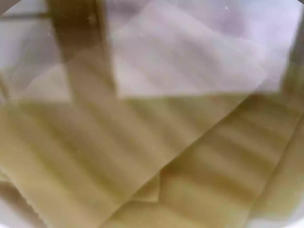 Lasaña de morcilla y tomate confitado. Paso a paso. - foto 7