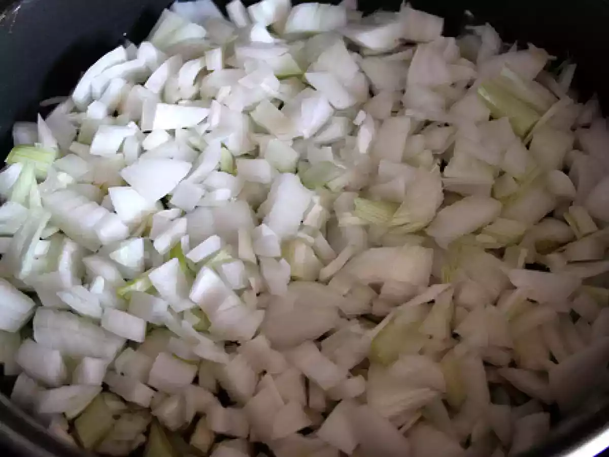 Lasaña de morcilla y tomate confitado. Paso a paso. - foto 9
