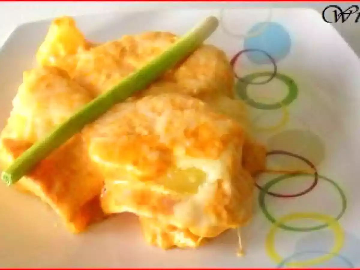 Lasaña de patata con crema de sobrasada y lo que veo desde mi ventana