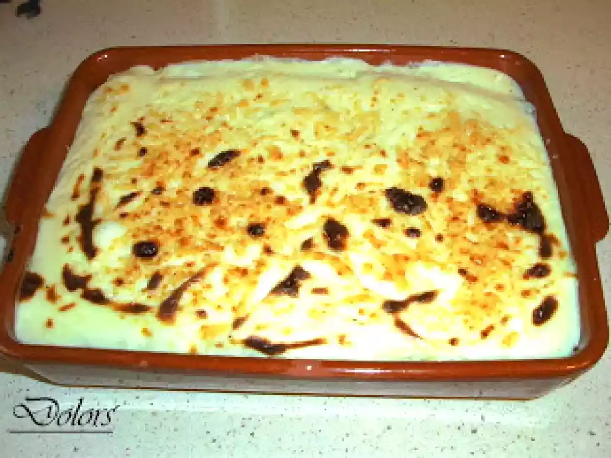 Lasaña de patata y carne