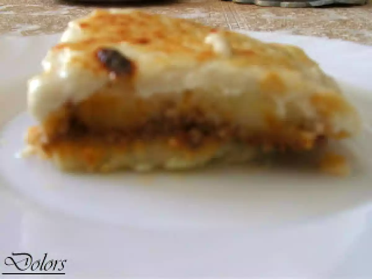 Lasaña de patata y carne - foto 3