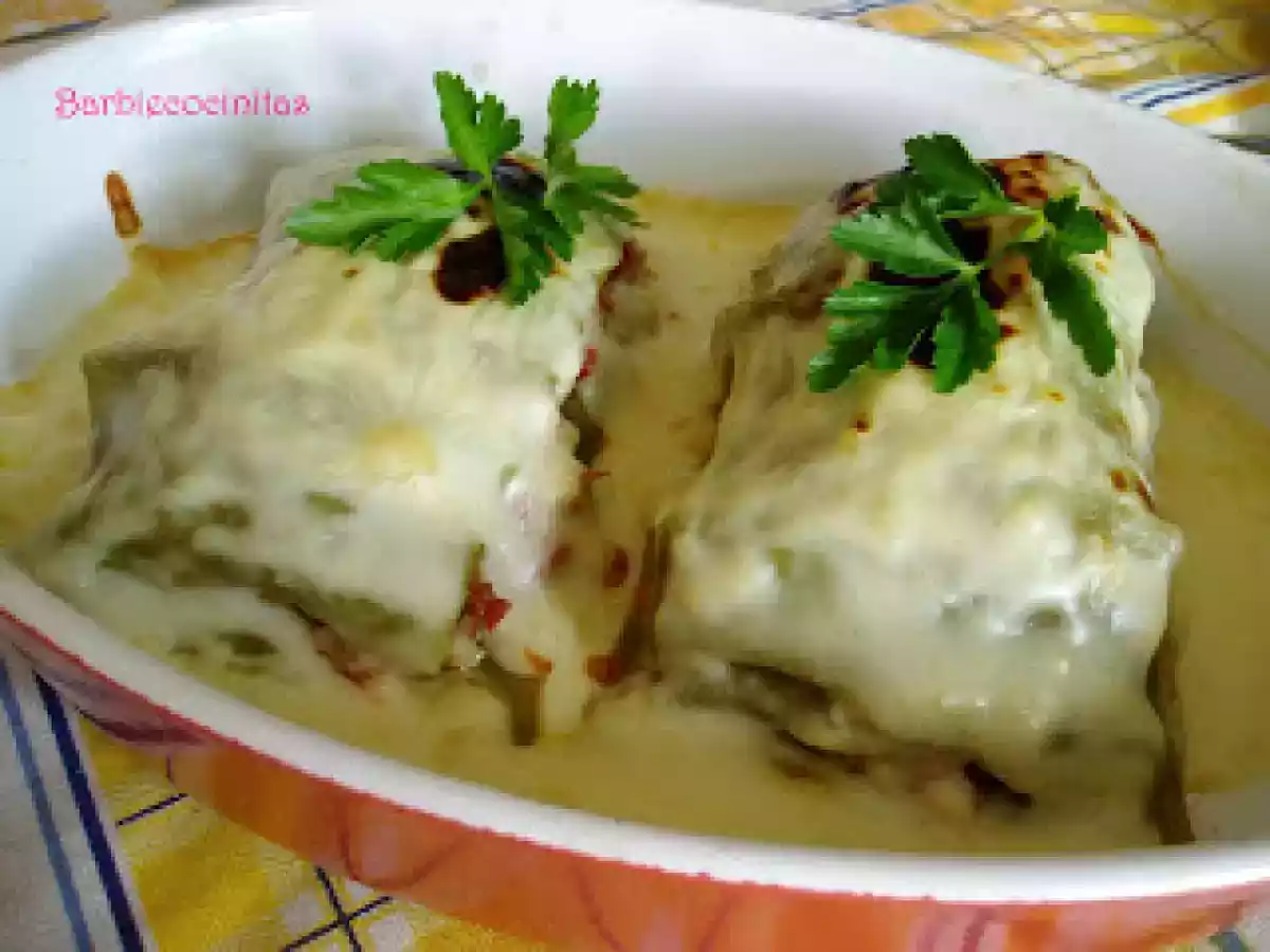 Lasaña de pisto y carne