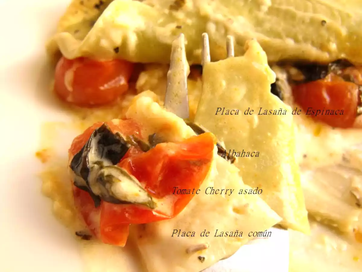 Lasaña de tomates cherry - foto 3