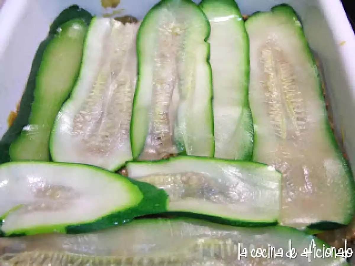 Lasaña mixta de carne y verduras - foto 6