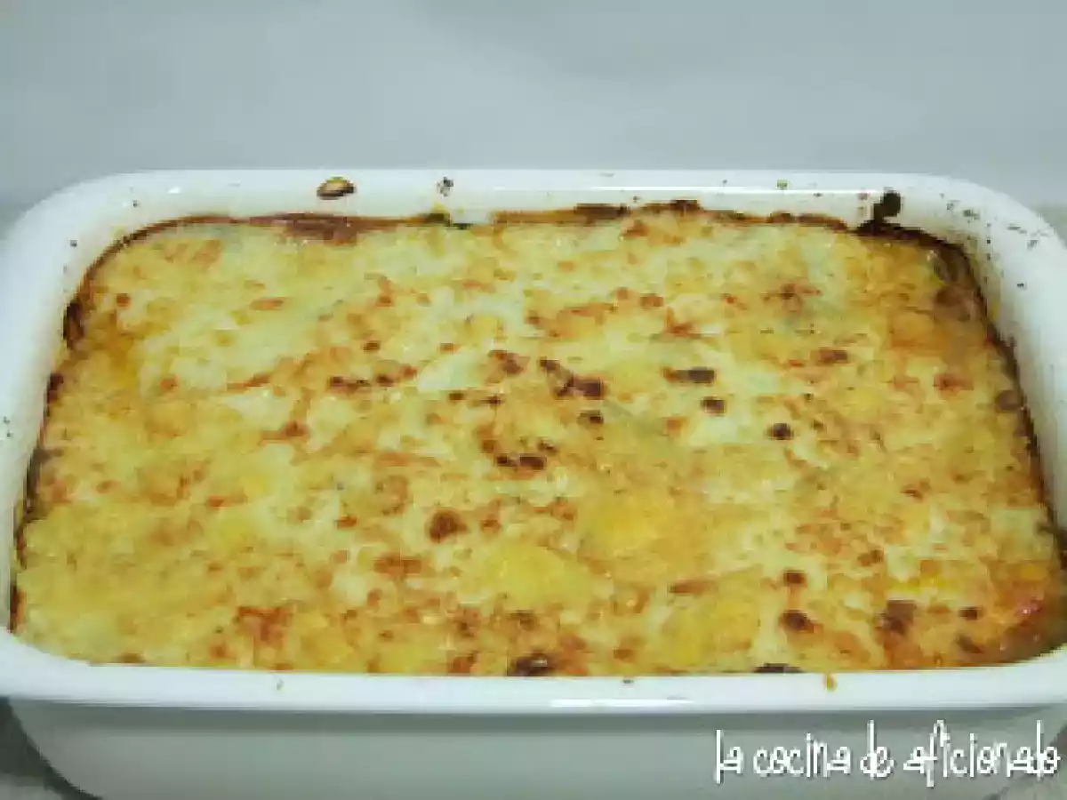 Lasaña mixta de carne y verduras - foto 8