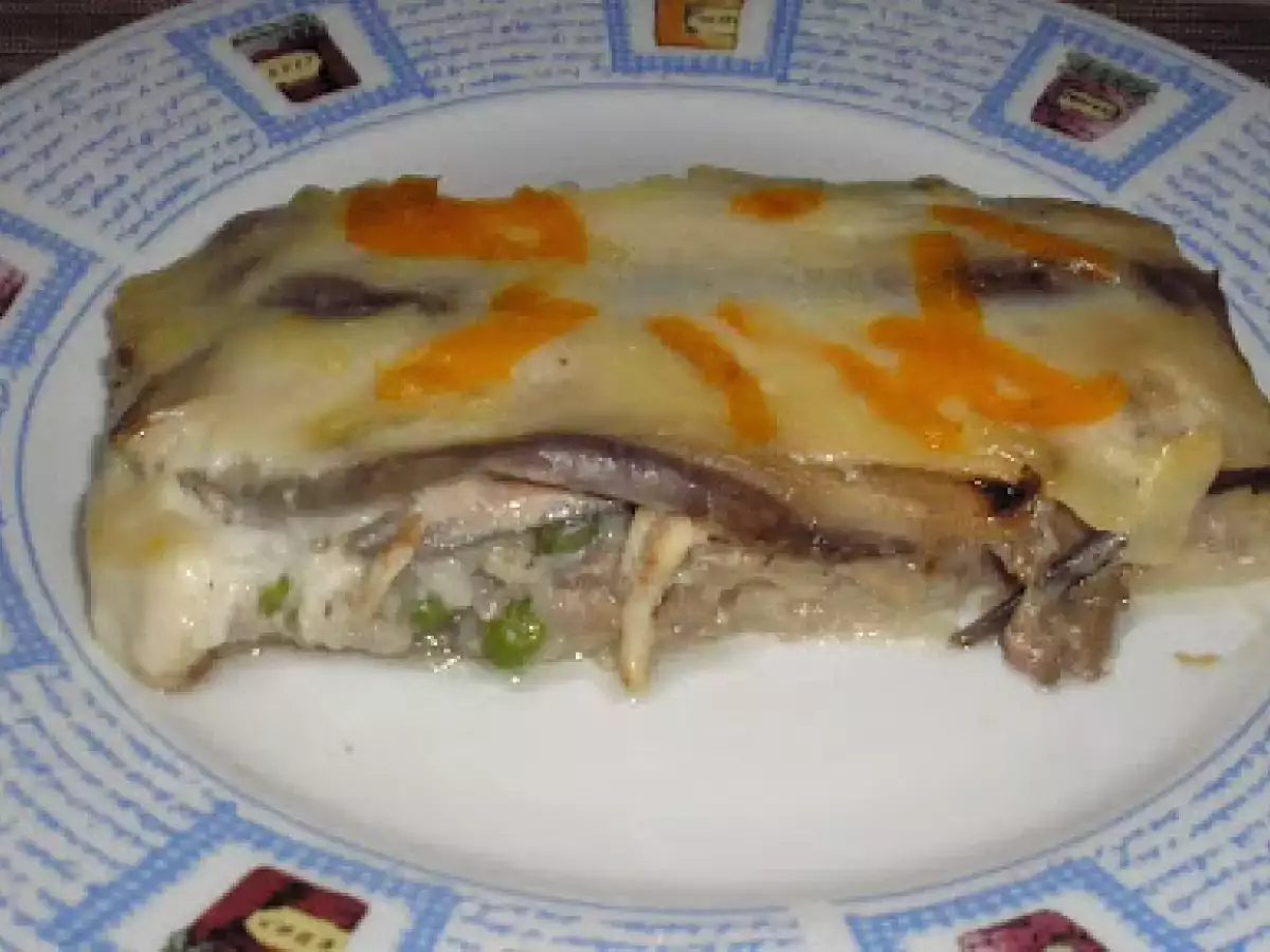 LASAÑA VEGETAL DE BERENJENA Y BOQUERONES - foto 2