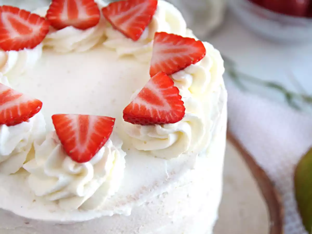 Layer cake de fresas y crema mascarpone - foto 4