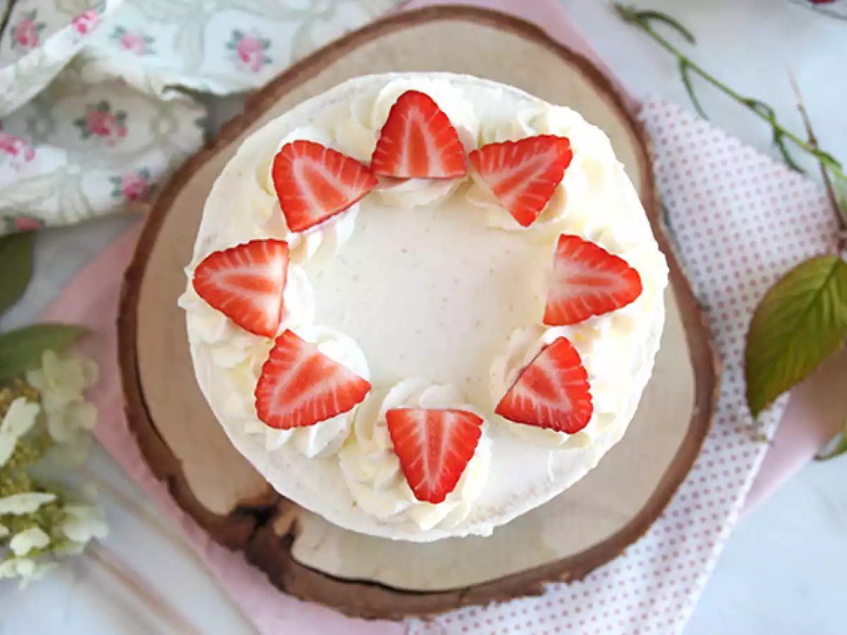 Layer cake de fresas y crema mascarpone - foto 6