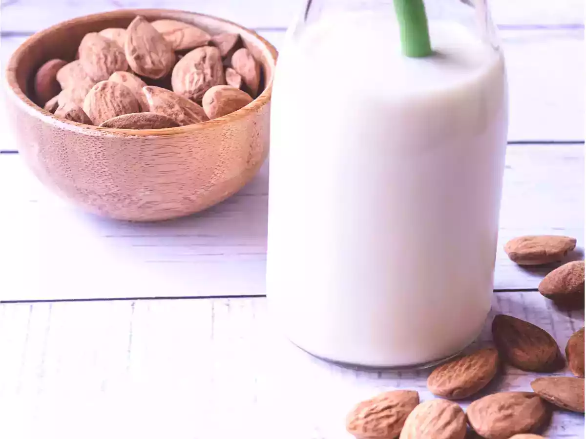 Leche de almendras casera