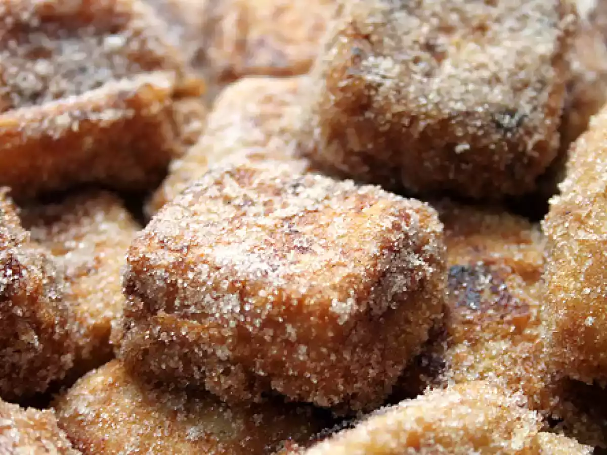 Leche frita de Baileys y canela