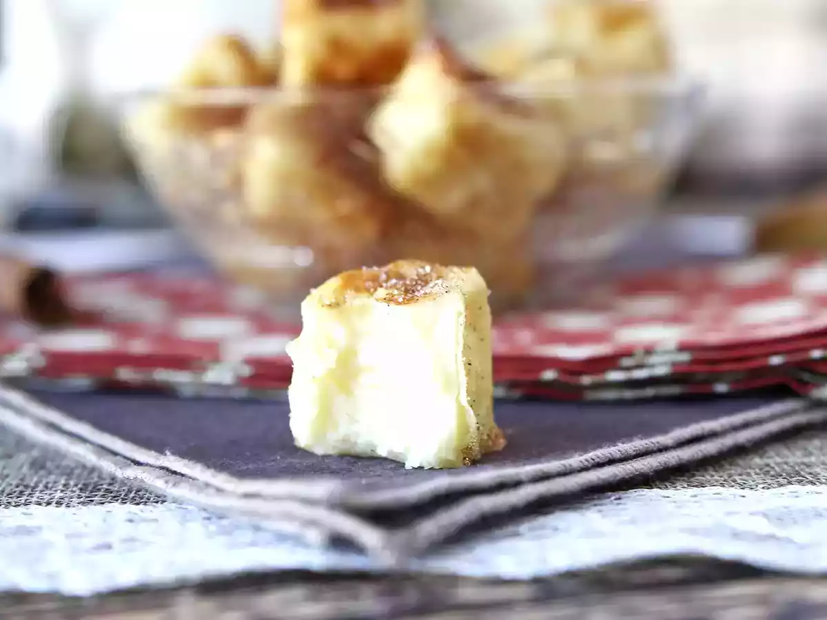 Leche frita en freidora de aire. El postre tradicional con menos aceite y el sabor de siempre - foto 2