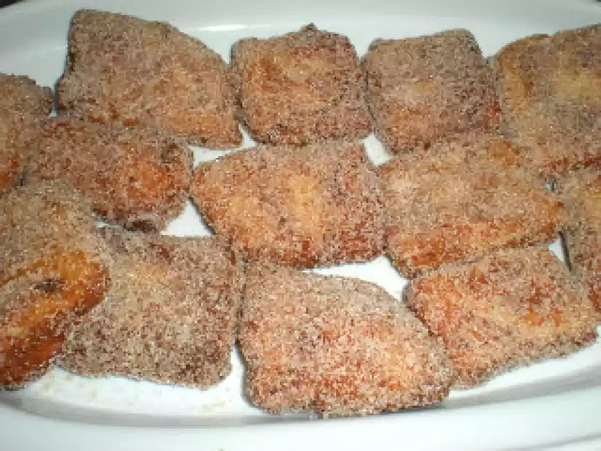 Leche frita. Paso a paso.