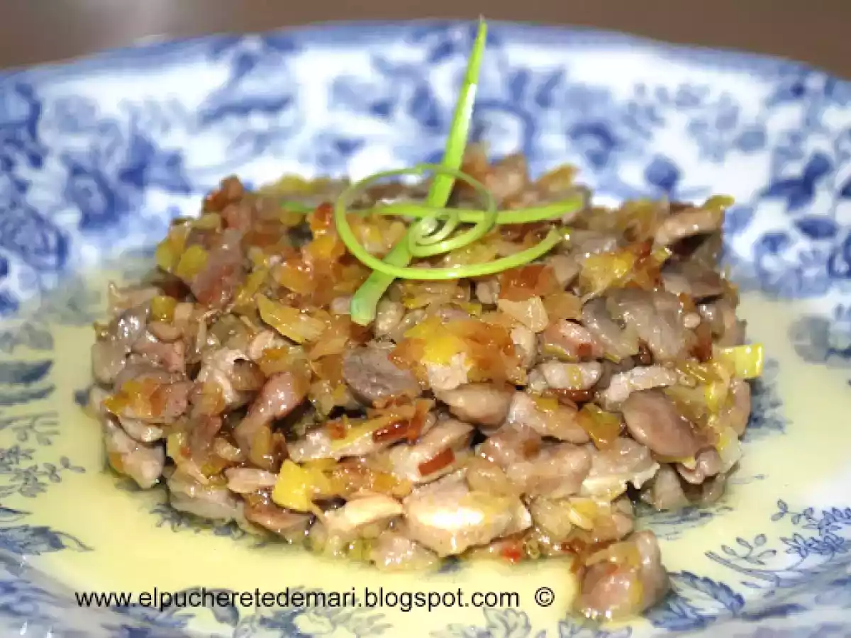 Lechecillas de ternasco con puerro caramelizado - foto 2