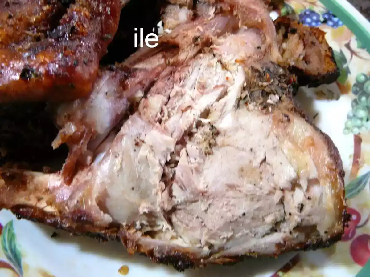 Lechon adobado a la parrilla - Fin de Año