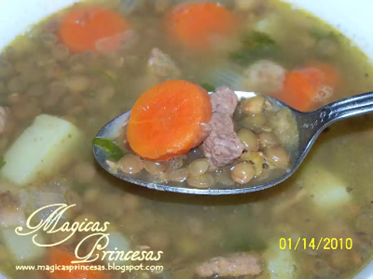 Lentejas a la Mexicana