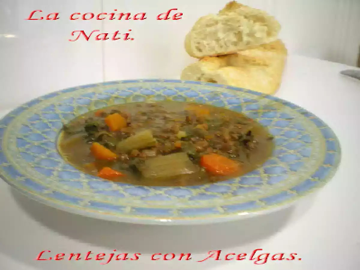 LENTEJAS CON ACELGAS. - foto 3