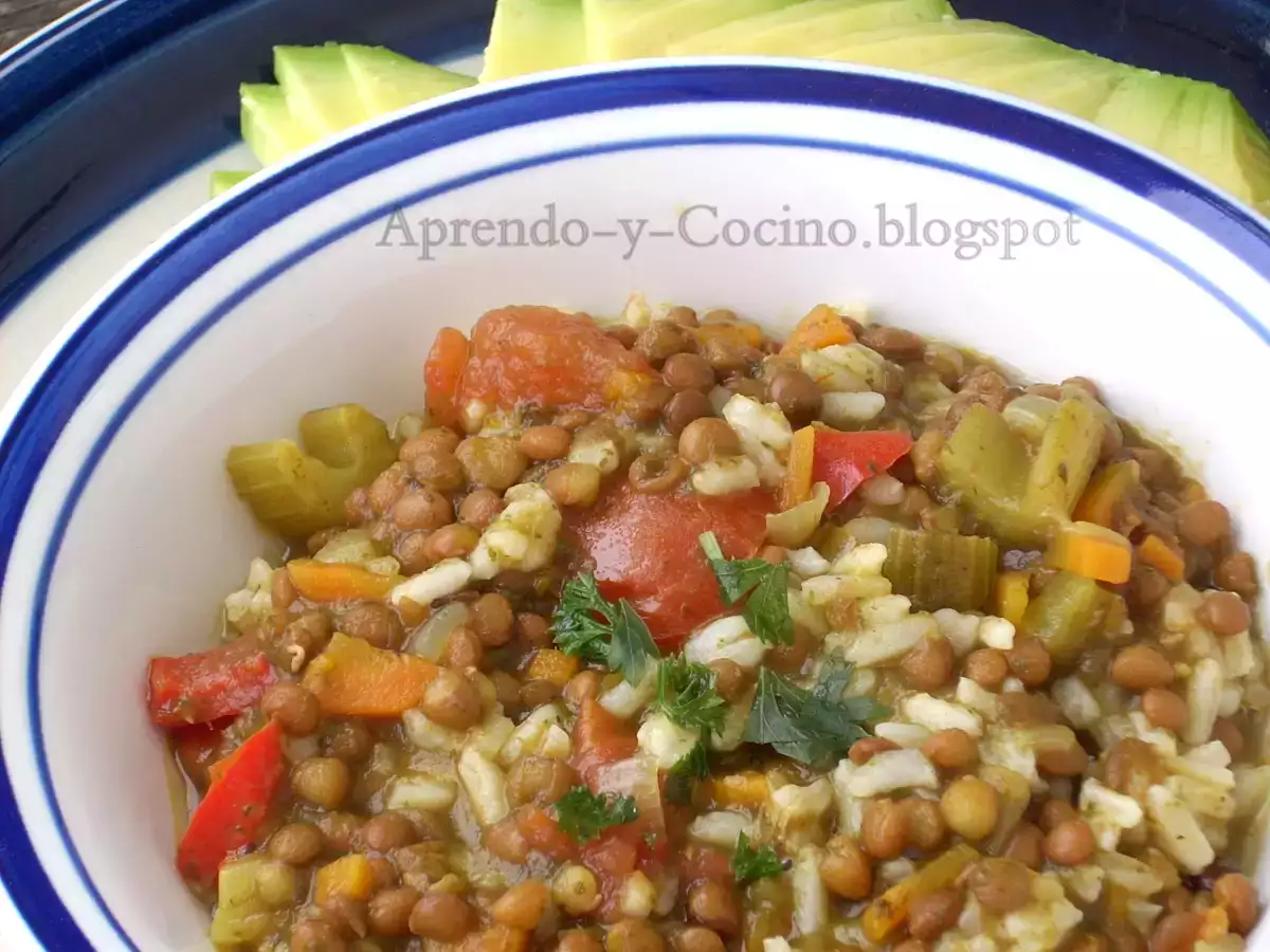 Lentejas con arroz y perejil - foto 2