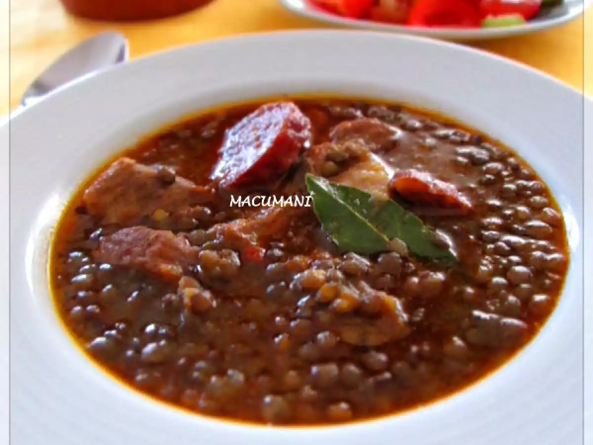 Lentejas con chorizo (olla express)