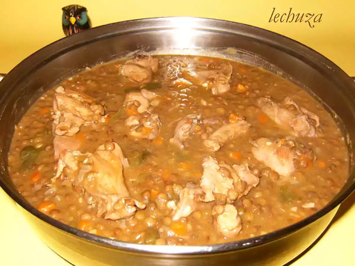 Lentejas con conejo - foto 2