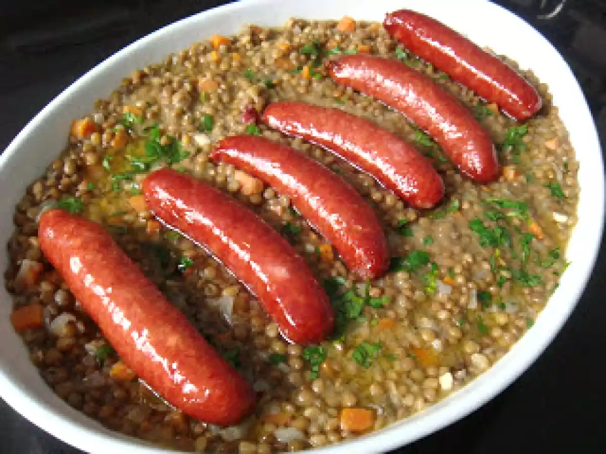 Lentejas con Salchichas - foto 2