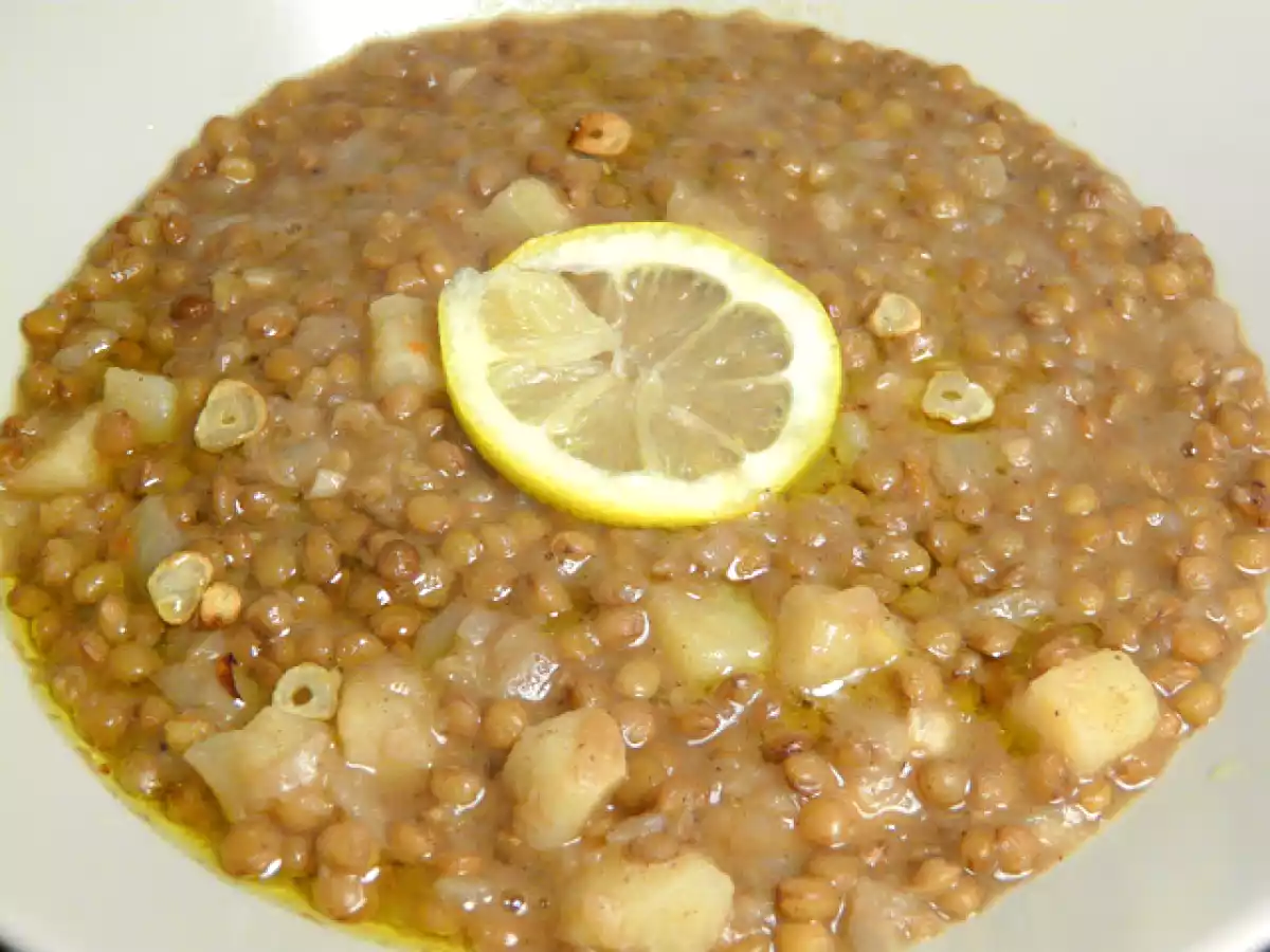 Lentejas especiadas con limón: lentejas a las Mil y una noches