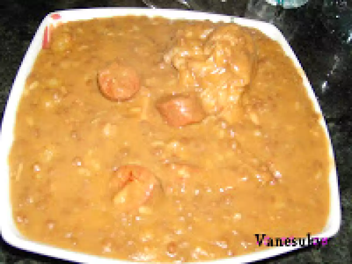 Lentejas guisadas con arroz