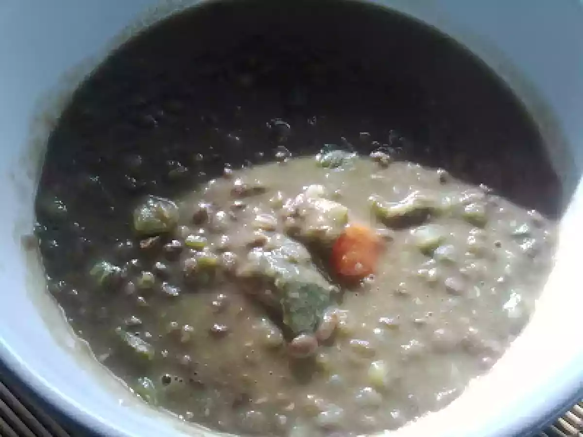 Lentejas pardinas estofadas