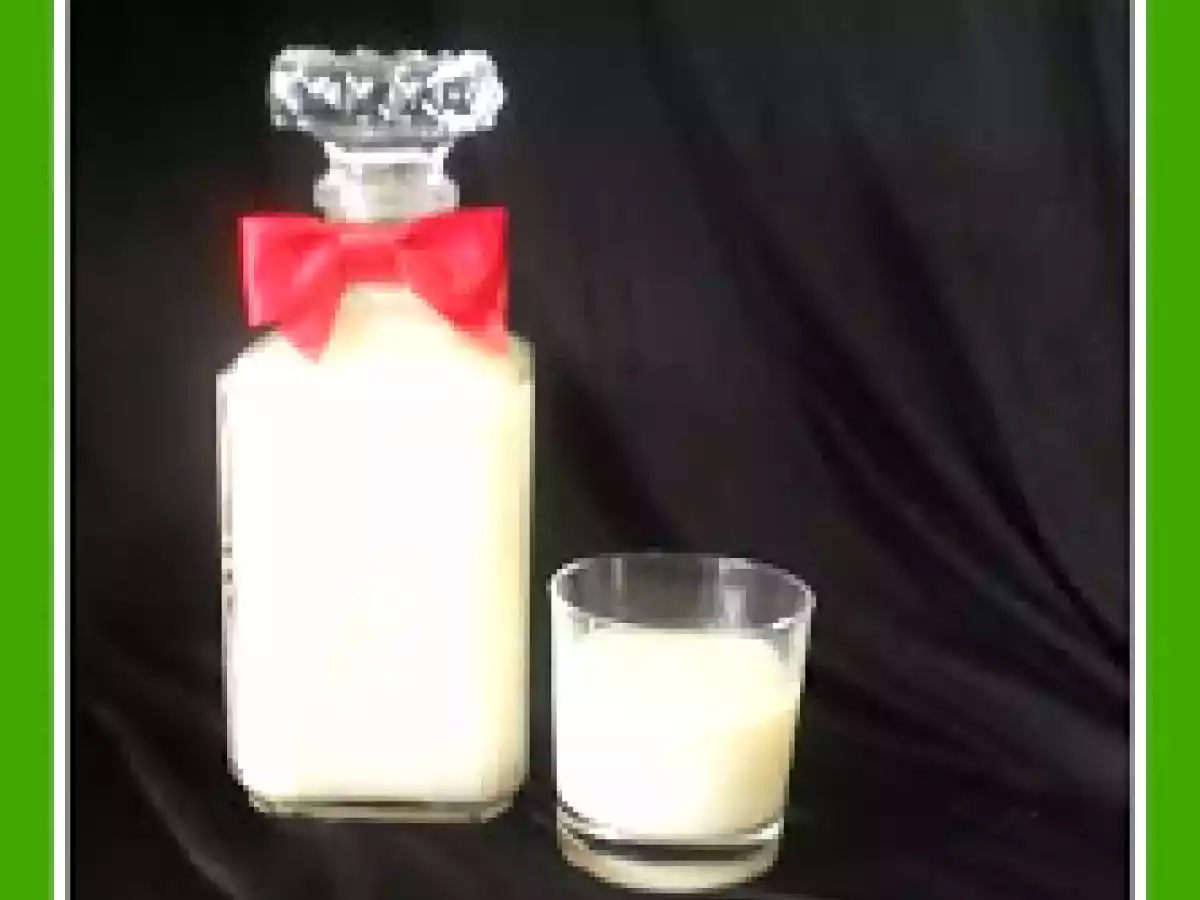 Licor de chocolate blanco