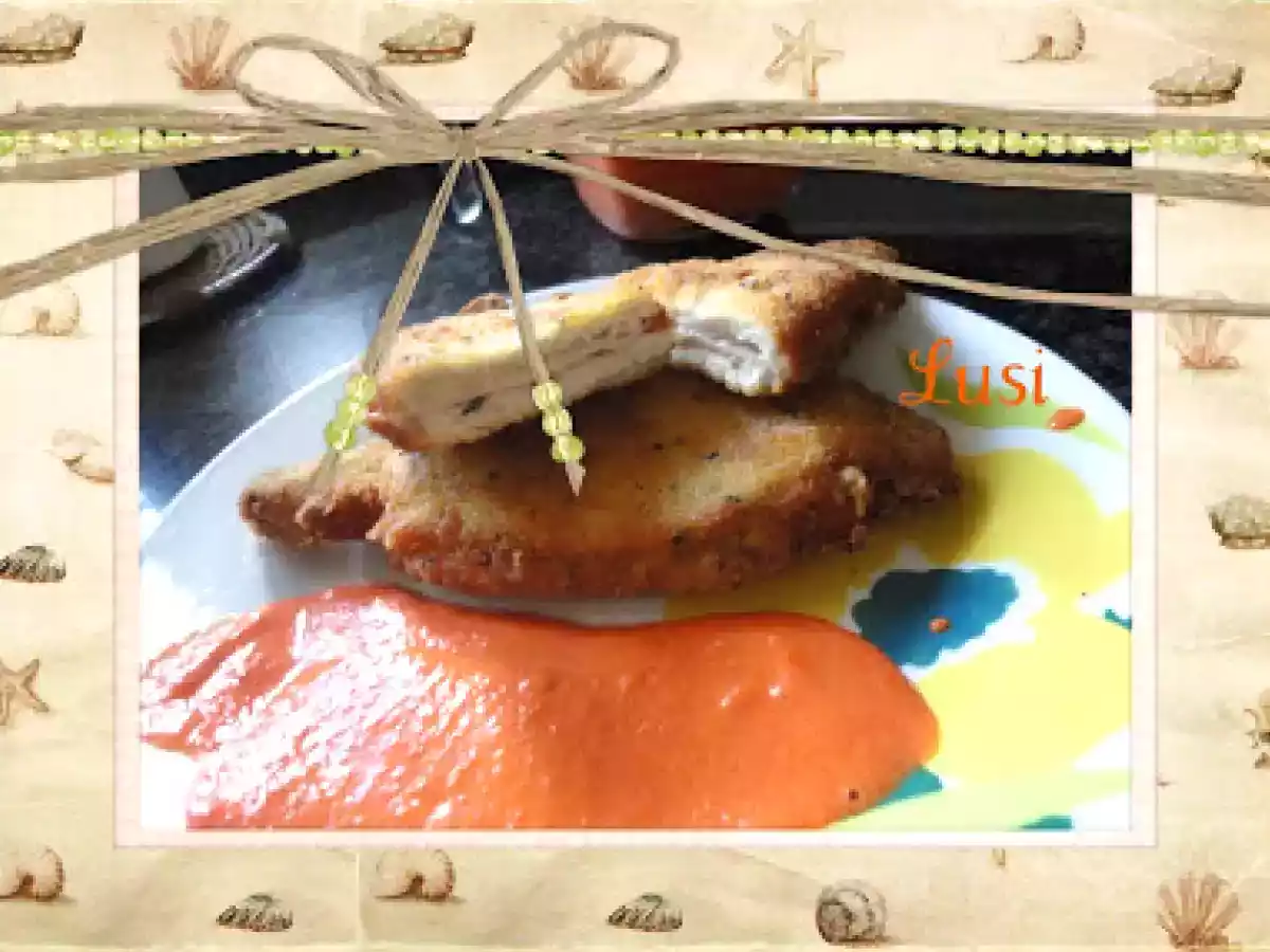 Lomo con salsa de pimientos