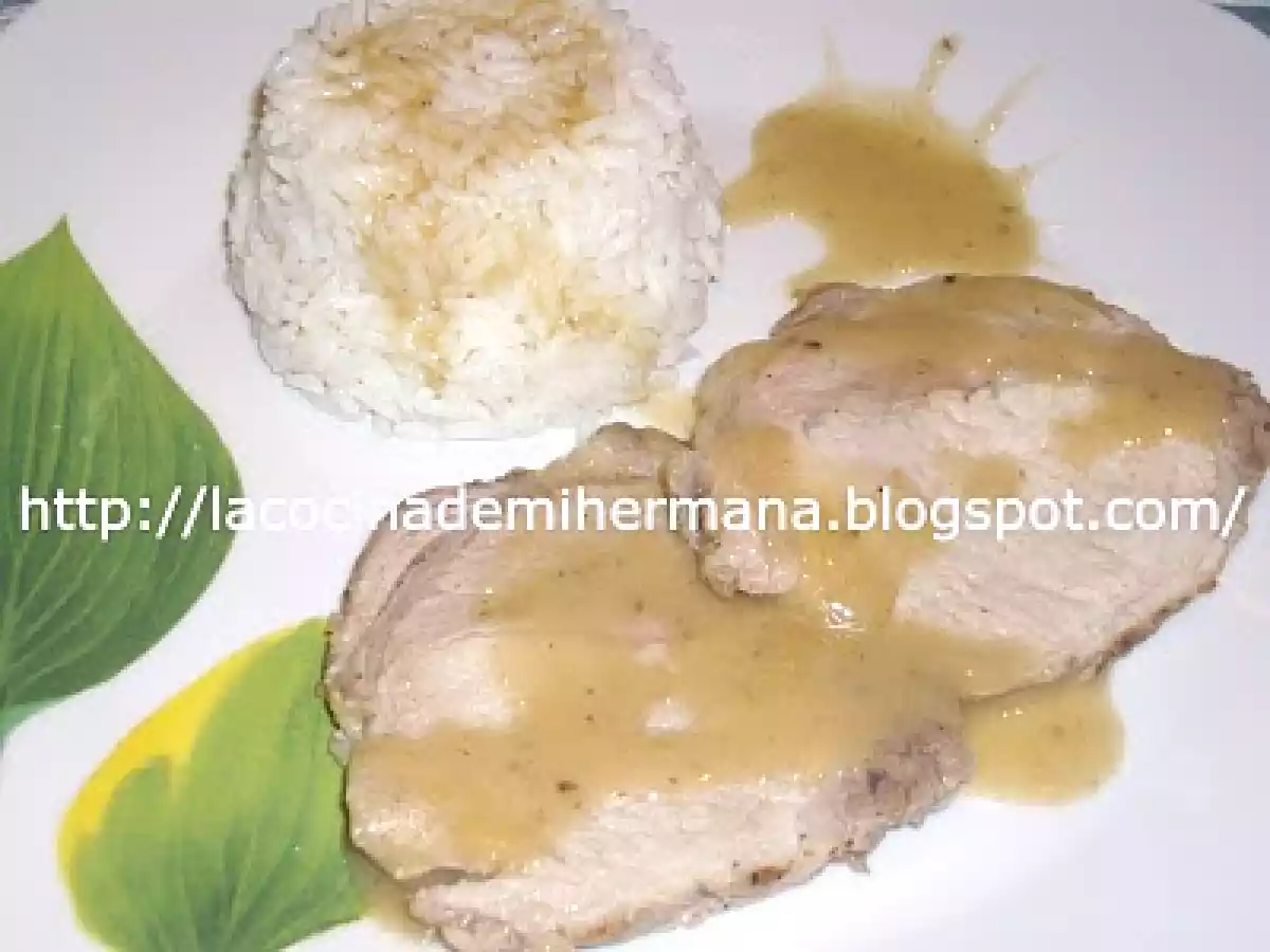 LOMO DE CERDO A LA CERVEZA FUSSION COOK