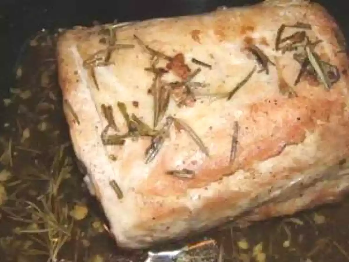 Lomo de cerdo a la Toscana