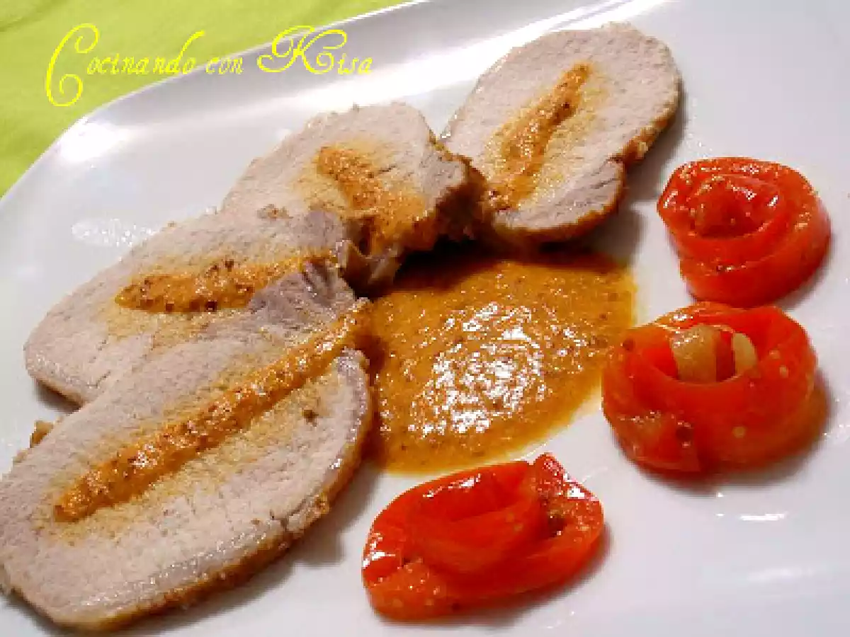 Lomo de Cerdo al Cava con Mostaza Antigua