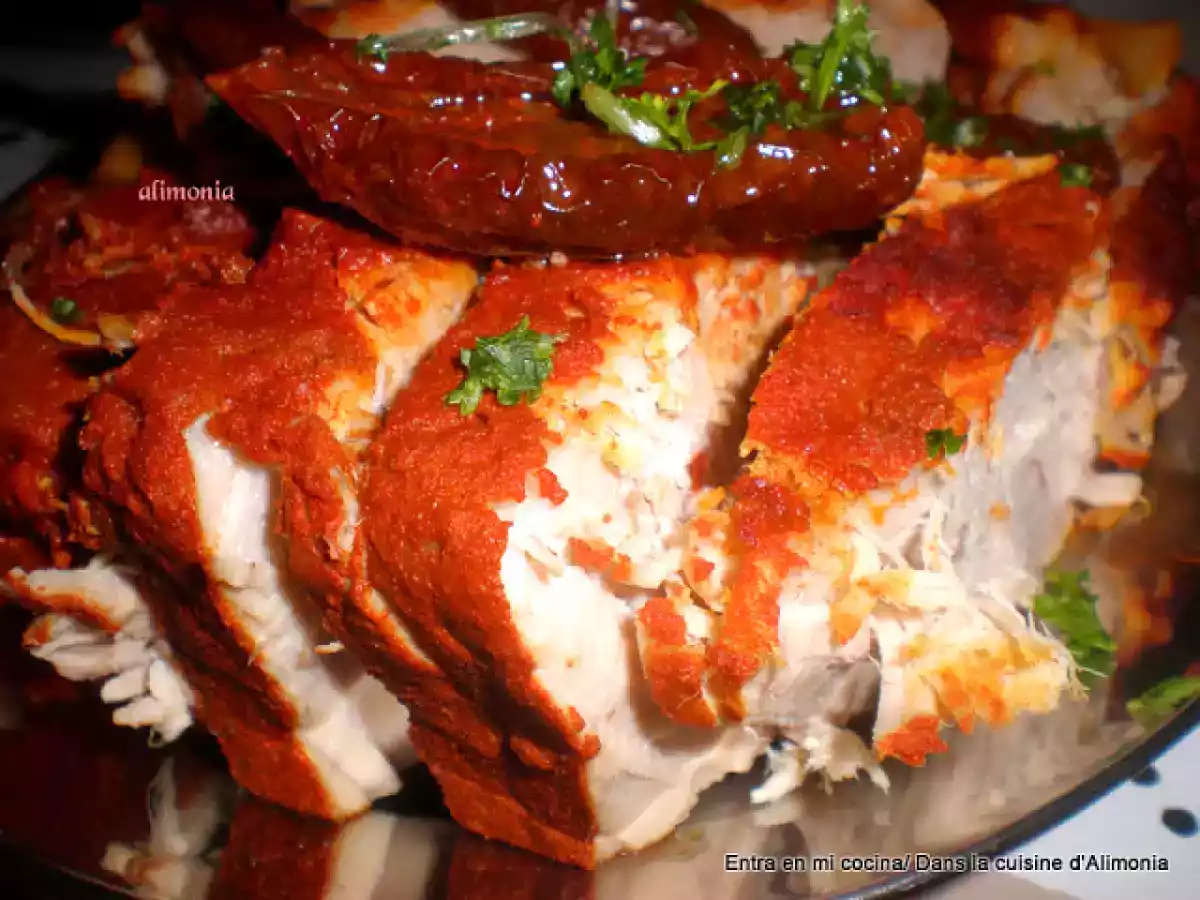 Lomo de cerdo al pimenton dulce