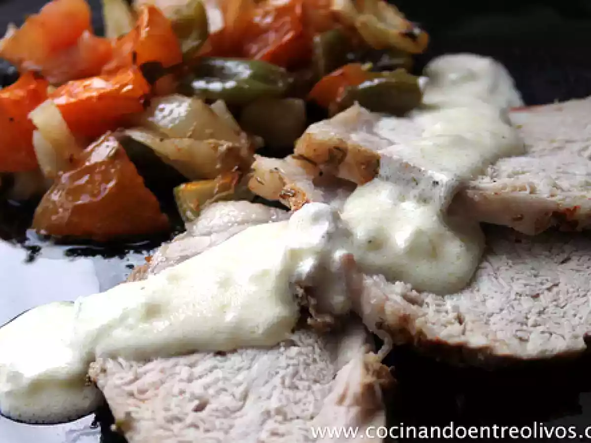 Lomo de cerdo breseado con salsa de yogur - foto 3