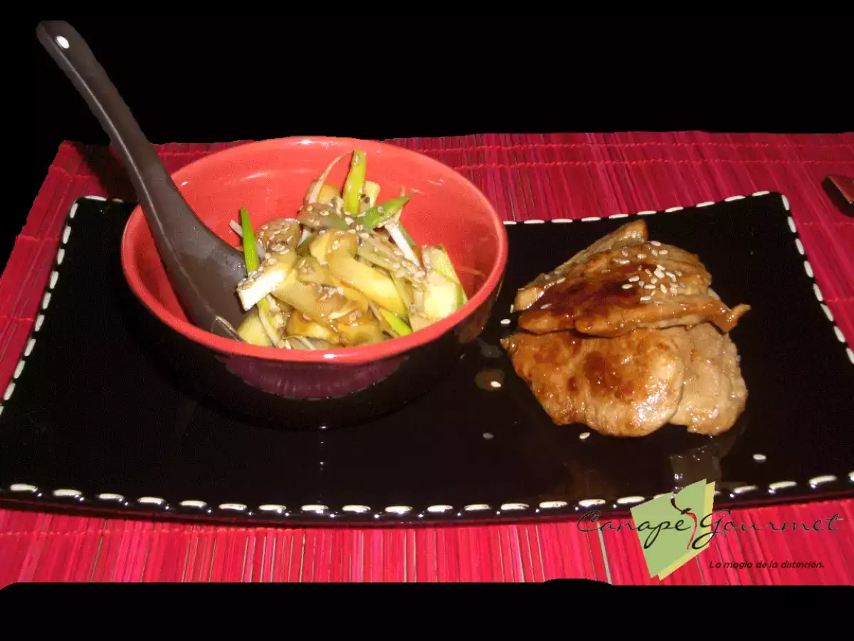 Lomo De Cerdo Con Jengibre