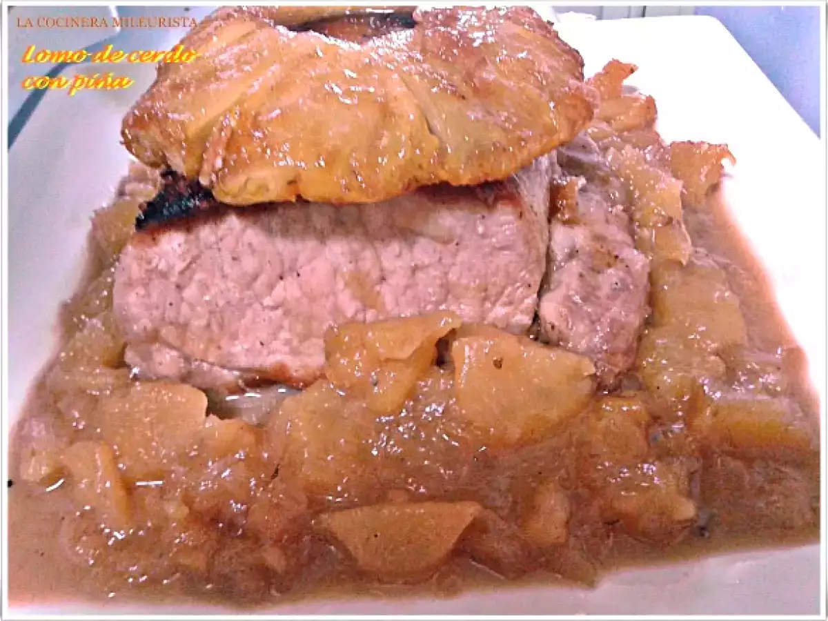 Lomo de cerdo con piña - foto 3