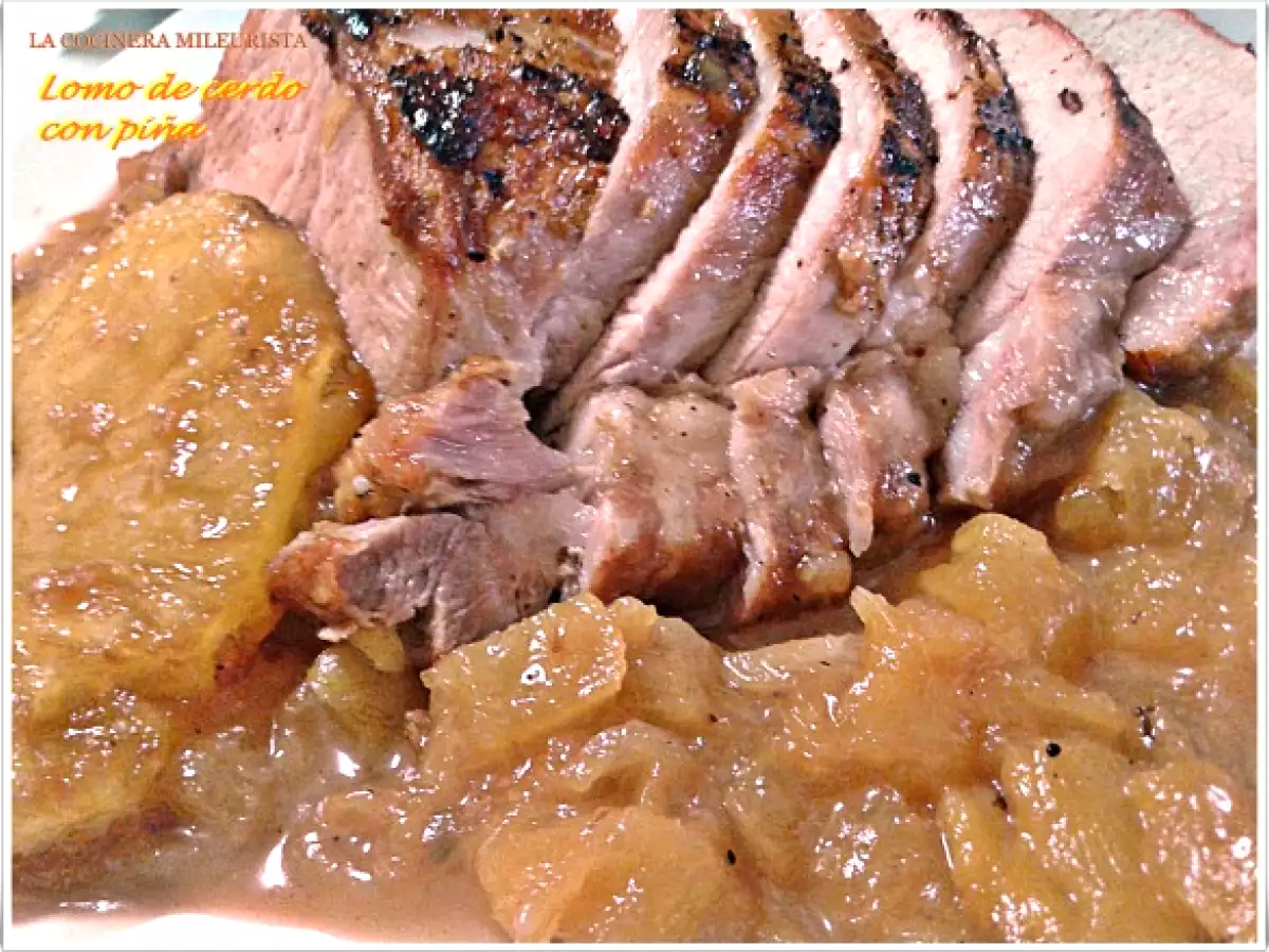 Lomo de cerdo con piña - foto 2