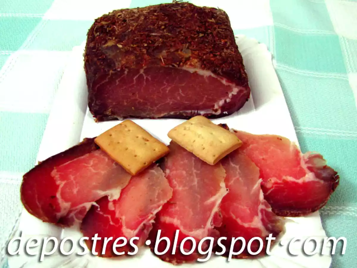 Lomo de cerdo curado a la sal