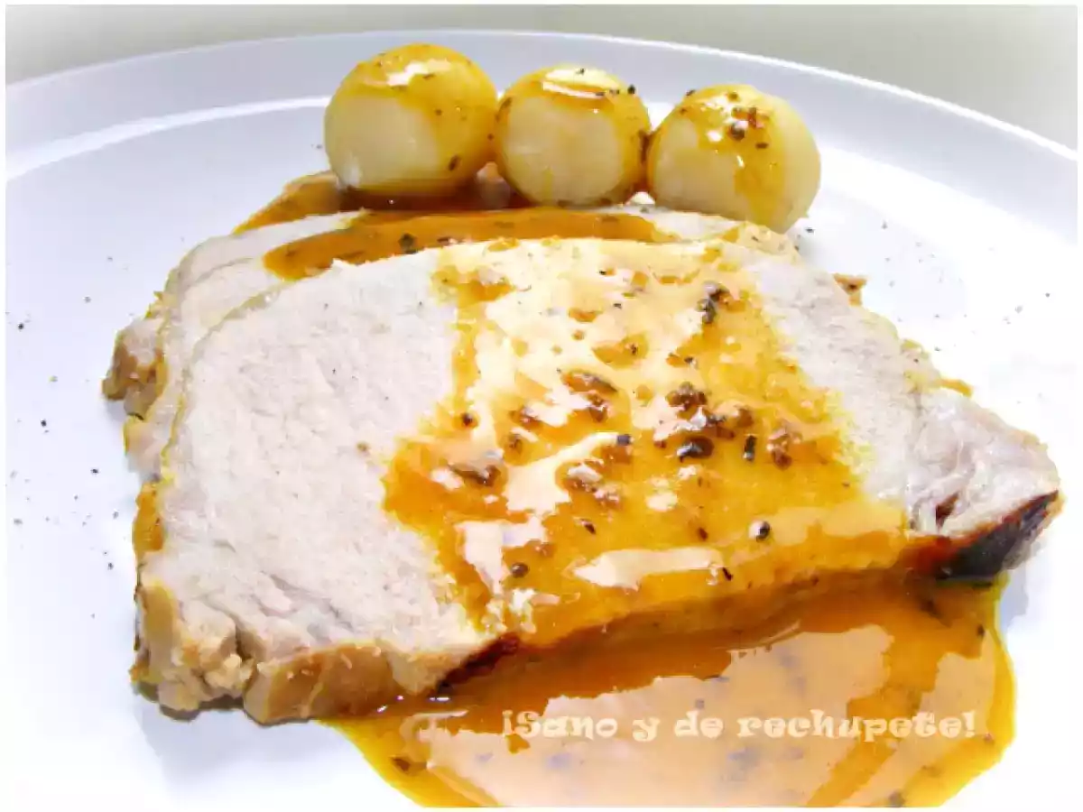 Lomo de cerdo en salsa de naranja especiada - foto 2