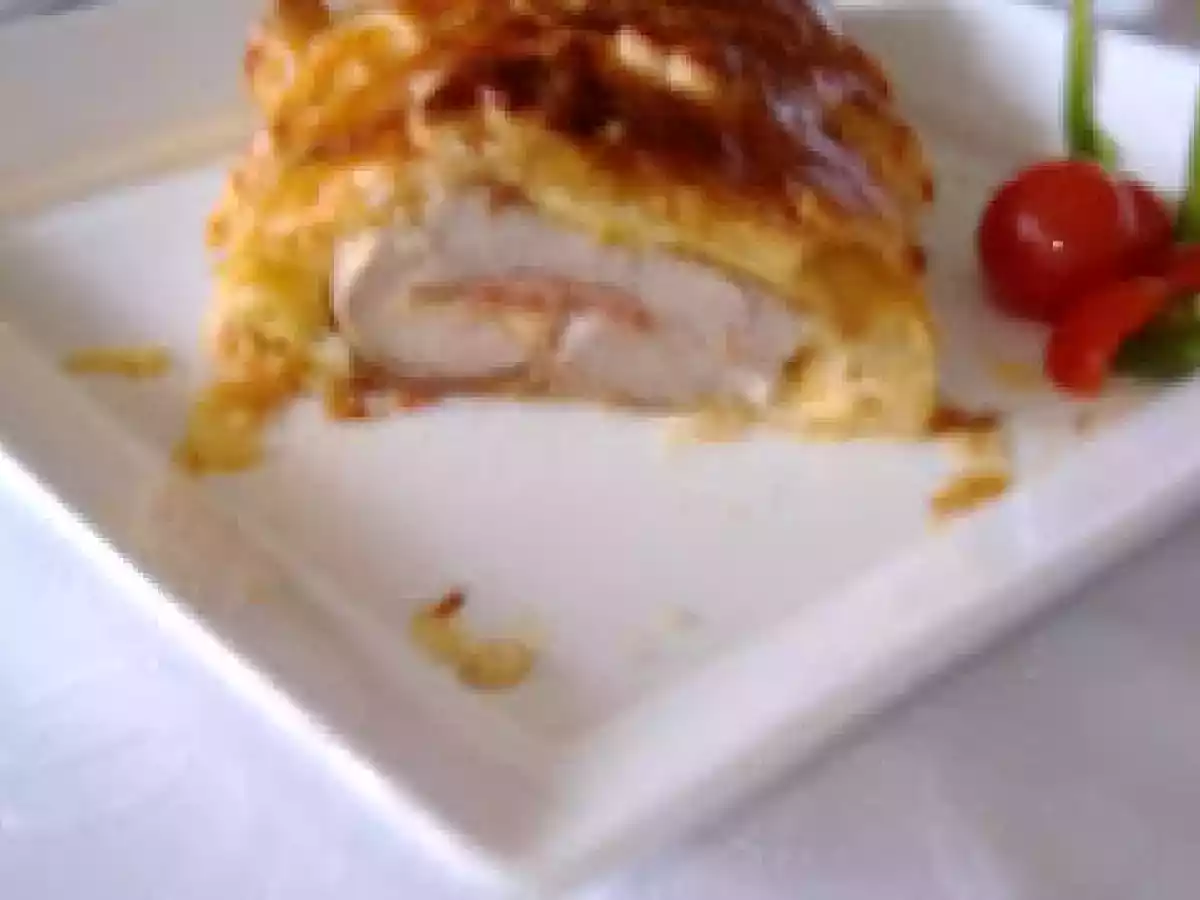 Lomo de cerdo envuelto en hojaldre