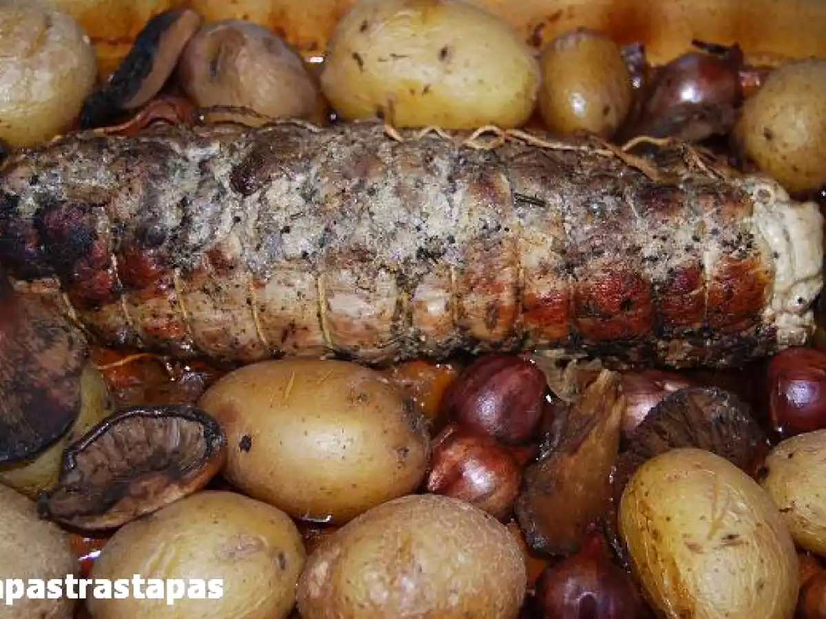 Lomo de cerdo especiado al horno